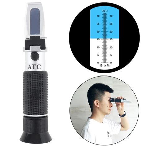 hand held refractometer rhb-32atc|brix refractometer atc.